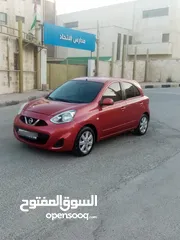  15 نيسان ميكرا موديل 2020 لون خمري ميتالك فحص كامل