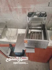  6 كشك مطعم مع معدات جاهز