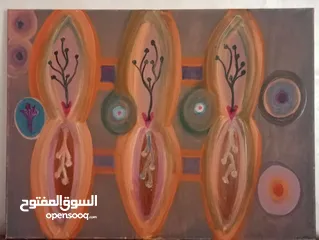  4 لوحات فنية