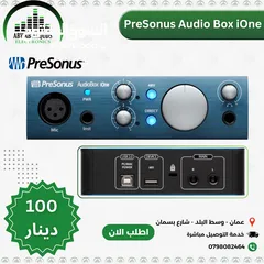  1 PreSonus AudioBox iOne 2x2 USB/iPad Audio Interface