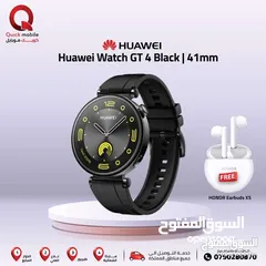  1 HUAWEI GT4 BLACK ( 41M ) NEW /// ساعة هواوي جي تي 4 بلاك مقاس 41 ملي الجديدة