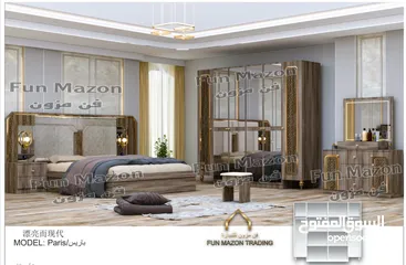  12 BIG BEDROOM SET 7 PCS WITH MATTRRSSS