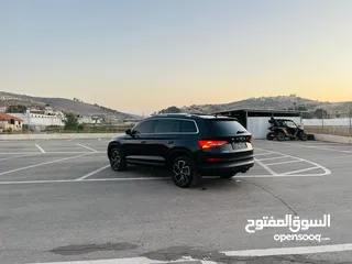  15 سكودا كودياك  فل الفل فتحة سقف بانوراما 190 حصان  4x4- /2020  دفع رباعي عداد قليل 30000