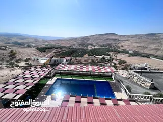  27 مزرعة البلوطي مع إطلالة خلابة بانوراما من ثلاث جهات ، ملائمه لجميع المناسبات والحفلات