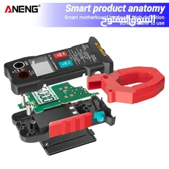  6 عرض خاص Bluetooth Digital Clamp meter True RMS  ساعة فحص كلامب بلوتوث إحترافي للمهندسين والفنيين