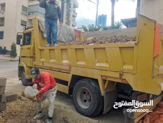  6 قلاب 5 متر لنقل مواد البناء والطمم خدمة 24 ساعه