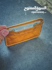  3 Mini card holder pure Leather