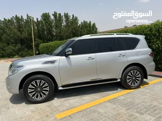  4 NISSAN PATROL GCC SPECS 2017 MODEL V6 FIRST OWNER FULL SERVICE HISTORY FREE ACCIDENT ORIGINAL PAINT