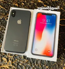  5 متوفر ايفونات XS الاصلي جيجا 64  و 256 بطارية مشكل هدية كفر ولزقة وشاحن الاصلي متوفر توصيل