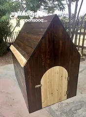  15 بيوت كلاب خشب