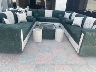  29 أقوا العرووووووووض  جلسات خليجية 17 مقاعد مع طقم طربيزات ومراكي+ 10 قورن