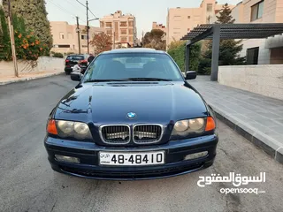  5 BMW 318i 2000 فحص كامل فل مع فتحه سقف كريستال بحاله ممتازه دهان جديد صيانه جديد