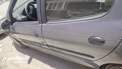  5 بيجو 2007 موديل 206 فحص كوم حديد 1300دينار