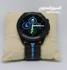  17 SAMSUNG GALAXY WATCH 3 .SIZE 45MM SMART WATCH WITH BLACK STEEL METAL BAND