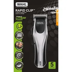  1 ماكينة حلاقة أمريكي شحن بطارية ليثيوم Wahl Rapid Clip Hair Clipper Cordless