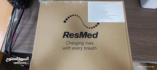  5 Resmed , bipap ST, تنفس ، جهاز طارد ثاني اكسيد الكربون ، Resmed Lumis 150 ST