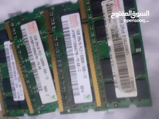  4 رامات لاب توب  DDR2G DDR3G DDR 3