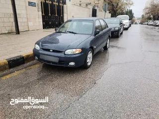  8 هيونداي اكسنت 97 اتوماتيك 2جيد 2 قصعات للبيع