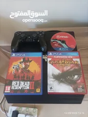  1 ps4 pro good condition with games