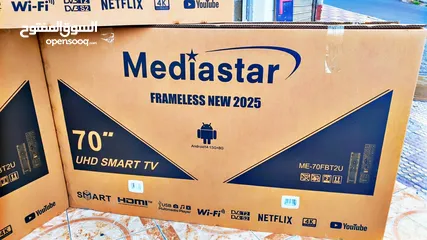  4 شاشة 70 انش الأكثر طلبا بنظام الاندرويد 14 اصدار 2025 باقل سعر بالمملكة