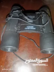  12 منظار  ناظور دربيل  صغير مع شنته له  لرحلات  تخييم  و صيد و كشافه و الاستكشاف 12*×30