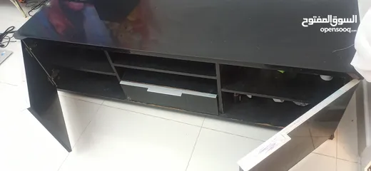  1 black color tv table