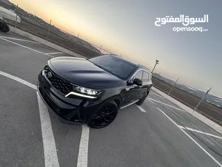  10 كايا سورينتو /2020 فل الفل  فتحة سقف بانوراما  2x4 ///200Hp  ديزل  2200cc  فل الفل مسكر بلاك
