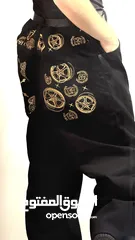  5 بنطلون كارغو مطرز ذهبي فخم جدااا شوف الوصف مهم جدا RARE FIND  Cargo Pants