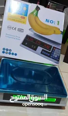  2 ميزان متعدد الاستخدام ميزان محلات خضار ديجيتال للمحلات والمتاجر يوزن 40 كيلو مع حاسبة سعر ميزان دكان