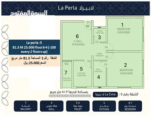  12 شقة 81م للبيع في المعبيلة الجنوبية 