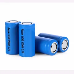  4 بطاريات / بطارية 16340 Rechargeable Li-ion Lithium Battery