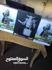  5 مجسمات العاب سوبر سيل و كلاش اف كلانس نادره و اصلية من الشركة نفسها