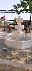  9 نوافير وشلالات وباربيكو وجميع انواع ديكورات الحجر الطبيعي  العنوان الزرقاء الجديده