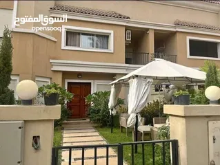  15 للبيع فيلا فيو مميز كمبوند سراي علي طريق السويس بالقاهره الجديده سور * سور مع مدينتي Sarai New Cairo