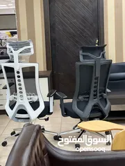  14 كرسيك بيعكس شخصيتك! كراسي فاخرة بتصميم أوروبي مريح وجودة عالية مسند رأس – دعم للظهر – قاعدة كروم قوي