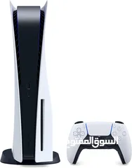  1 مطلوب جهاز ps5 مستعمل على دفعتين