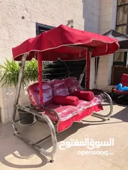  2 عرض خاص على طقم فرش كامل لاطقم الرتان و المرجيحة الإيطالي   . متوفر خدمة التوصيل