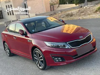  3 كيا اوبتيما بنزين 2014 فل بانوراما فحص كامل وارد الشركة بحالة الوكالة