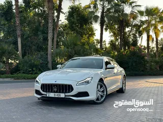  1 Maserati Quattroporte S 2018 White  3.0L V6 Engine  Perfect Condition