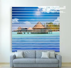  3 ابواب اكورديون واربيسك ستائر زيبرا ارضيات pvc