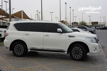  6 Nissan Patrol 2015 Gcc Platinum 5.6 نيسان باترول 2015 خليجي بلاتينوم مكينه كبيره