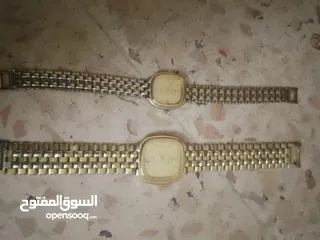  2 ساعة جوفيال سويسري طقم نسائي ورجالي