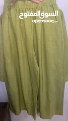  7 Kiwi Linen set Free Size from dubai collection suits