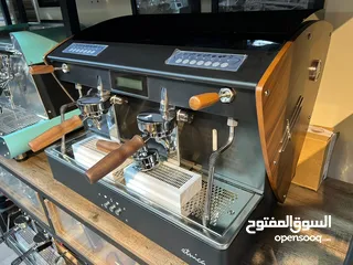  1 ماكينة اسبريسو باريستا ماكينة قهوة