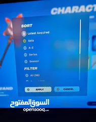  18 هل تريد حساب فورت نايت مستوى الحساب اكثر من 2000+ وسكنات واكسات ورقصات مشهورة ونادرة