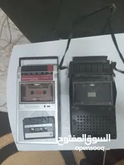  3 مسجلات عدد 2 كاسيت نوع قديم