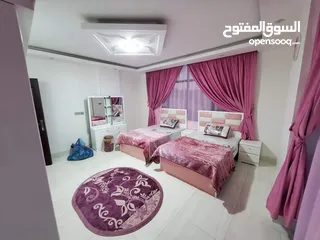  6 شقة للإيجار 5 غرف مساحة واسعة للغرف والصالات صنعاء