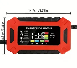  1 شاحن بطارية ذكي CARDIVEK 12V 6A مع قابس
