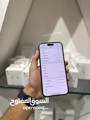  15 ايفون 14 pro max 256GB  بطاريات 88%-85%