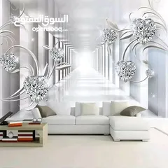  6 ورق حائط  ثلاثي الأبعاد بمواصفات المانيه عاليه الجوده  وتصاميم حديثه حرصا منا علي ارضاء جميع الاذواق